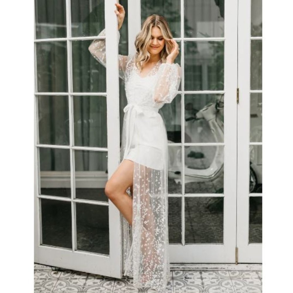 LeRose Bridal Robe - ADELINA